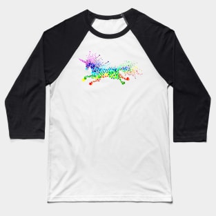 Extremely Starry rainbow Unicorn Baseball T-Shirt